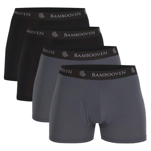 Herren Boxershorts atmungsaktiv Bambus mit Fliege - schweißableitend (4er Pack) - Bild 28 von 49
