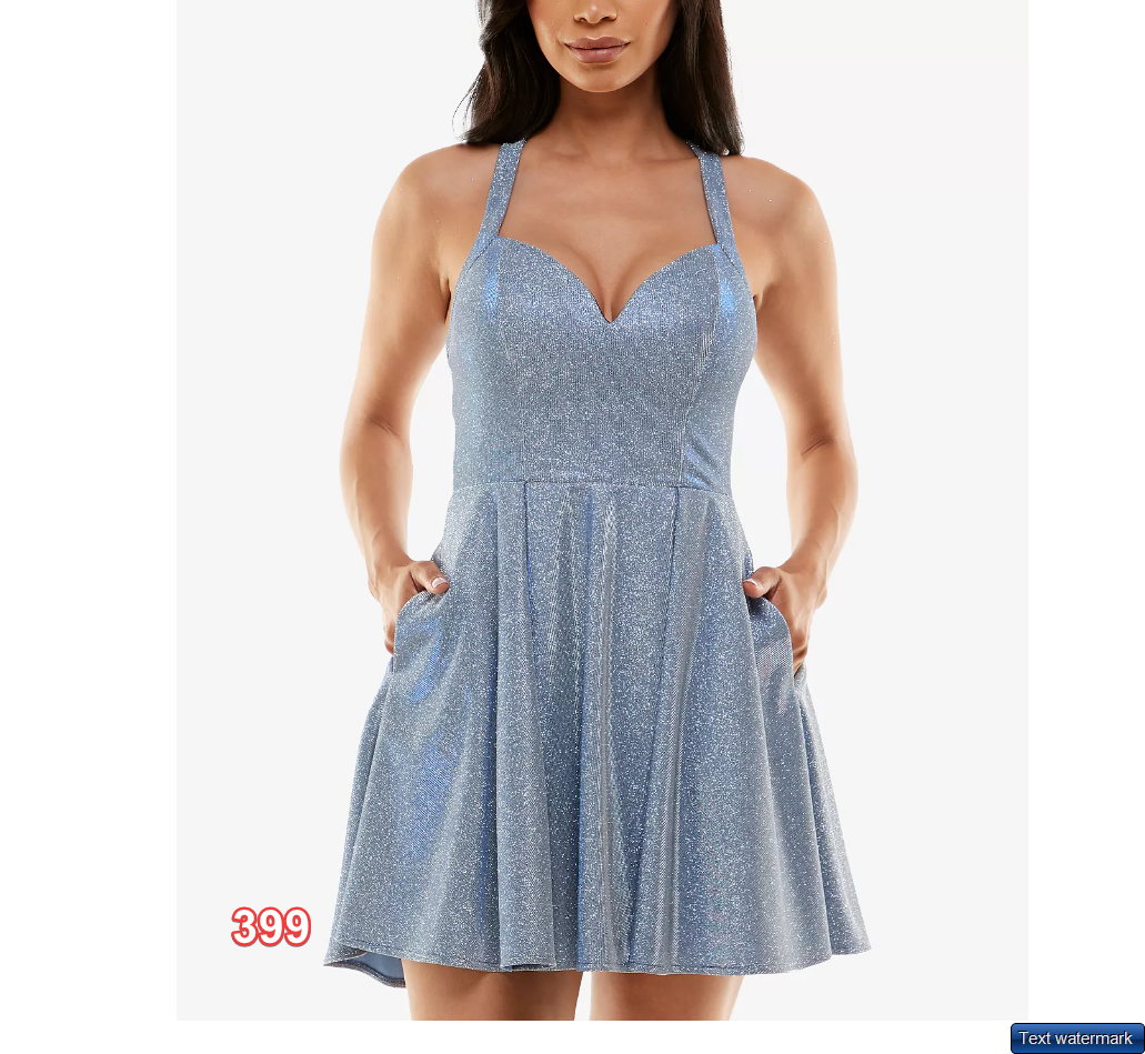 blue glitter knit dress Women's Blue Lurex Sequin Knit Mini Dress