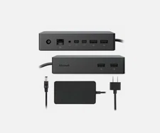 Microsoft Surface 1661 Pro Dock 3 4 5 6 7 X Book dock with AC adapter