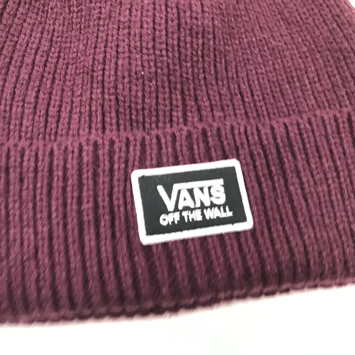 Maroon vans beanie cheap