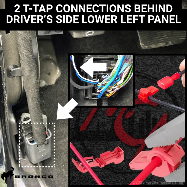 Ford Bronco 2021 to 2025 Remote Start Installation Kit - Изображение 3 из 4