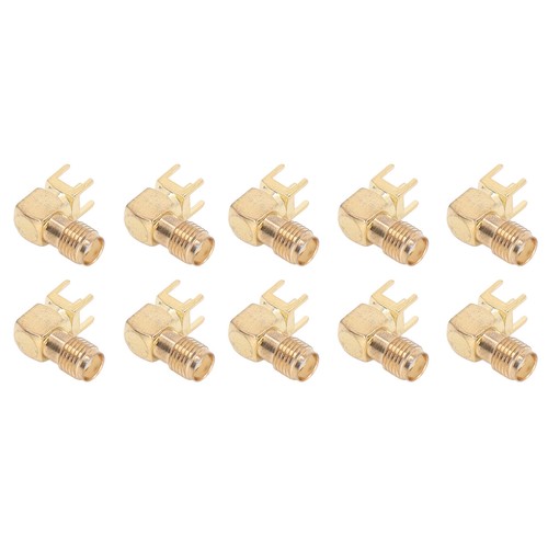 10Pcs RF Connector Panel Bent 90 Degree 4 Pin Antenna Base PCB End - Zdjęcie 17 z 23