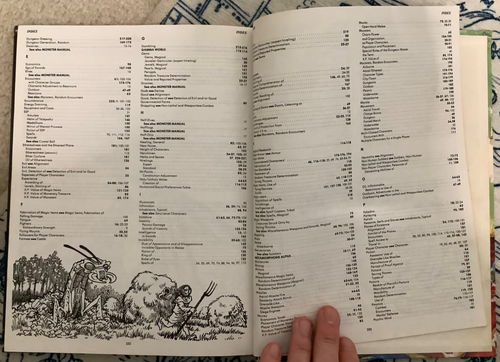 1st Edition AD&D Dungeons and Dragons - DUNGEON MASTERS GUIDE -7th Printing 1981 - Picture 10 of 11