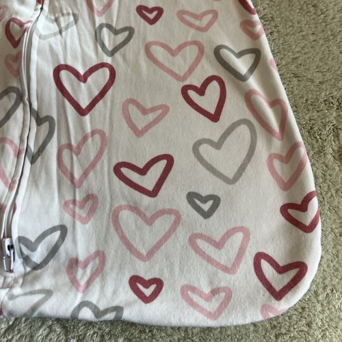 Halo Mädchen rosa grau Sterne Vlies Schlafsack KLEIN 0-6 Monate - Bild 5 von 6