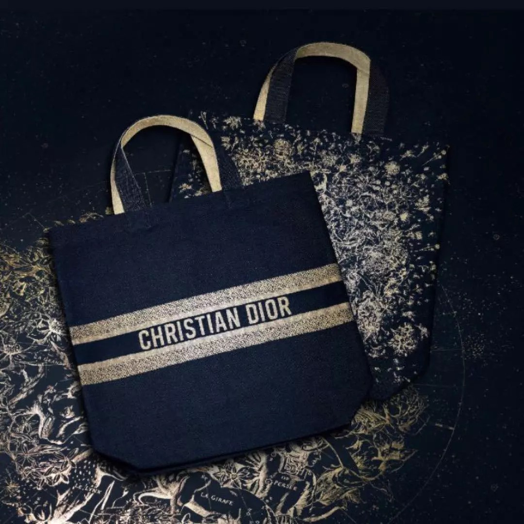 Dior top logo tote