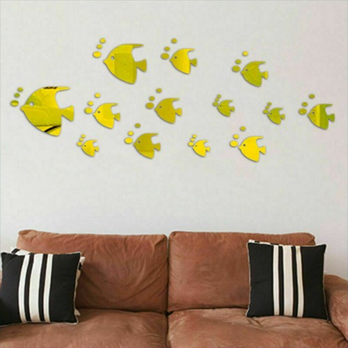Removable Home Mirror Wall Stickers Decal Art Vinyl Room Decor DIY Self-adhesive - Picture 23 of 46