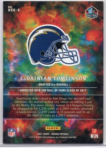 LaDainian Tomlinson 2021 Origins Football How It Started vs How It’s Going - Imagen 2 de 2