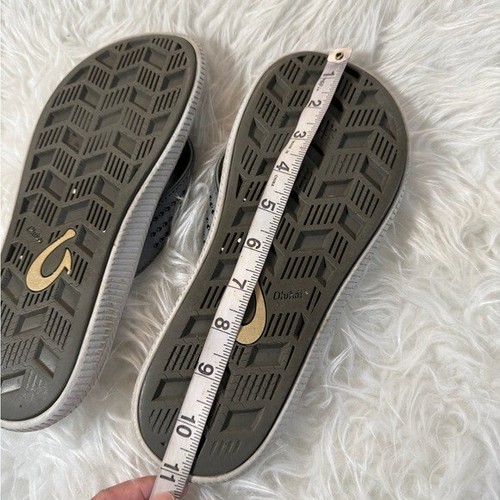 Olukai Herren Größe Gebrauch Maße Ulele Flip Flop Zehenstegsandalen - Bild 6 von 12