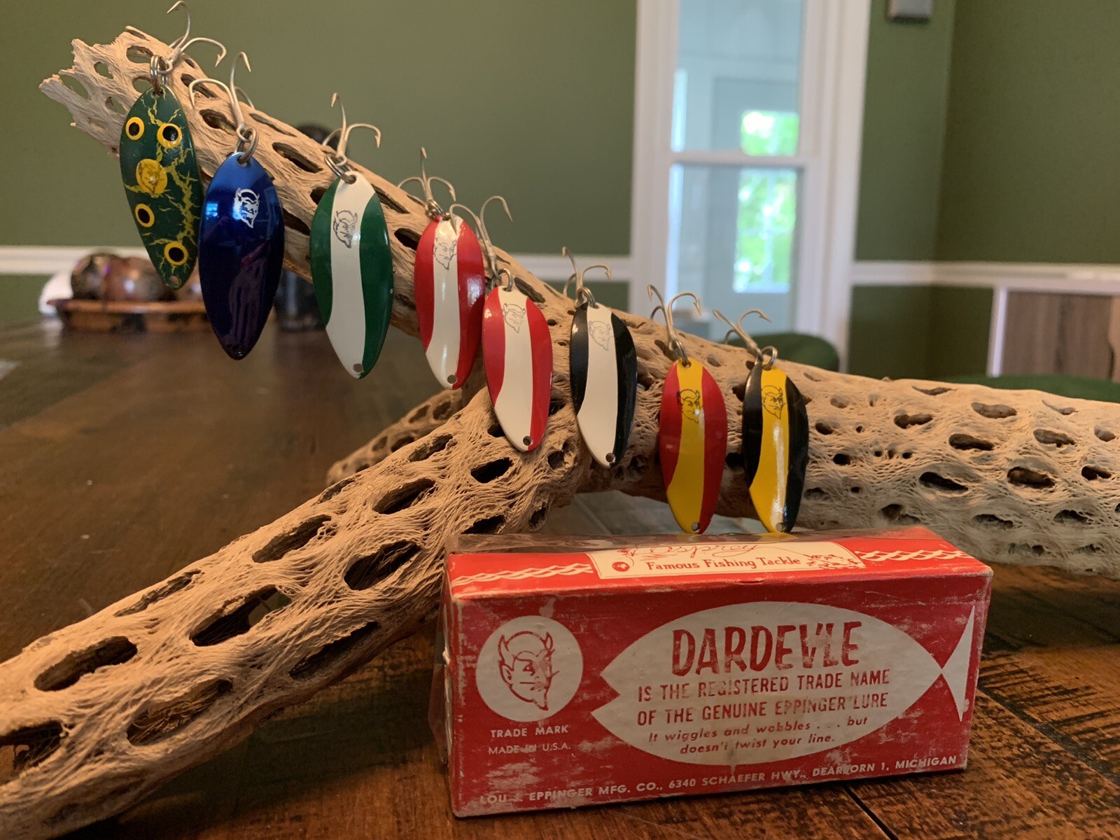 Vintage Eppinger Dardevle Spoon Fishing Lures Lot *Original Dardevle