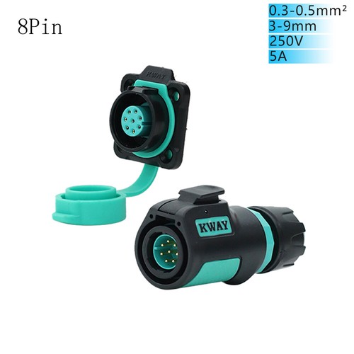 1Set K16 Waterproof Bulkhead Electrical Connector 2/3/4/5/7/8/9 Pin Adapter - Picture 10 of 18
