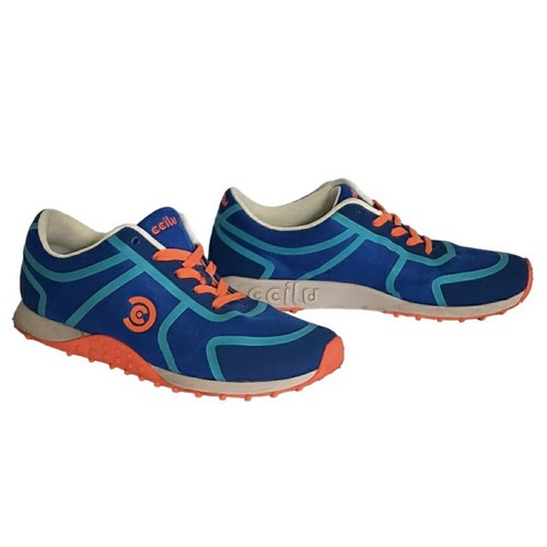 Ccilu Porter Pace Mens Sneakers Blue Orange Grey Size US 11 / EU 44 RARE Model - Picture 3 of 10