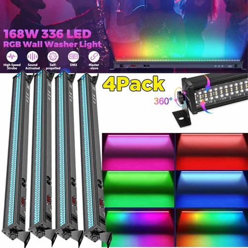 336LED RGB Stage Wall Wash Bar Light DMX DJ Party Disco Lights LED Beam Light - Picture 20 of 22