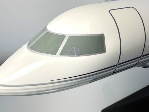 Bombardier Challenger 604 Bizjet Space Models Corporate Model Scale 1:50 N458MS - Picture 8 of 10