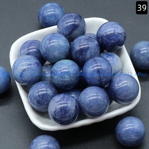 20MM Natural Crystal Sphere Round Ball Gemstone Healing Globe Chakra Palm Stone - Bild 44 von 44