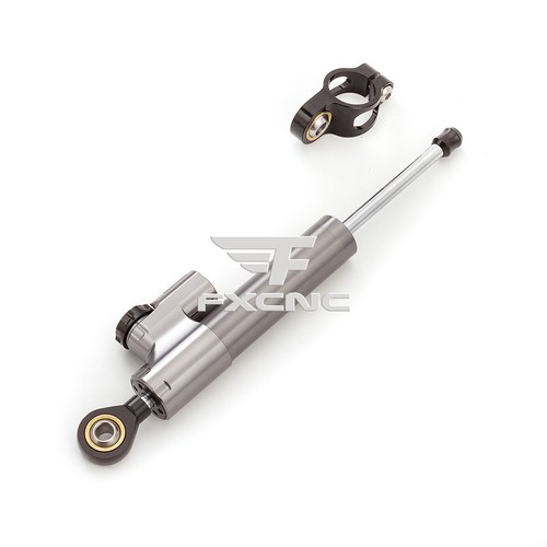 Black+Grey CNC Steering Damper Stabilizer Bracket Kit Mount For MT-03 2020-22 23 - Picture 14 of 24