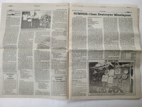 The TIN CAN SAILOR Newspaper Vol. 23 No. 2 1999 USS DOUGLAS H FOX USS WARRINGTON - Picture 6 of 24