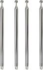 4pcs 7 Sections Telescopic 74cm Am Fm Antenna for Portable Radio Av Audio Video