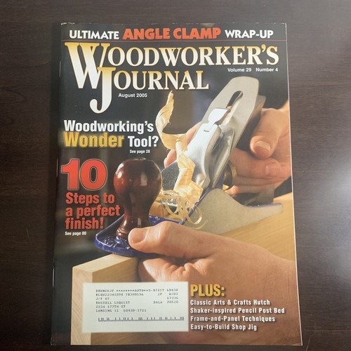 Vintage Woodworker’s Journal August 2005 10 Steps To A Perfect Finish - Picture 3 of 4