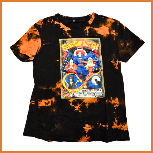 T-shirt Halloween donna Sanderson stampa lettera grafica maglietta Hocus Pocus Tees - Foto 5 di 5