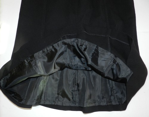 Talbots Lined Skirt Size 4 Black office (nn19) - Picture 6 of 6