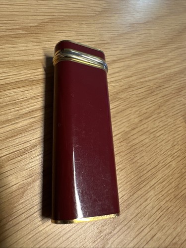 Cartier Lighter - Cartier & 3 Golds. In Box! And Extra Flints. Stunning! - Picture 2 of 10