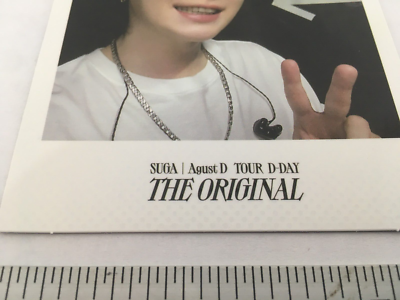 NEW BTS SUGA Agust D D-Day Tour The Original Polaroid Photo