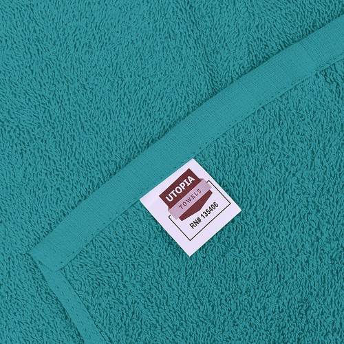 Cotton Washcloths Set 100% Ring Spun Premium Quality 12 Pack Utopia Towels - Picture 88 of 118