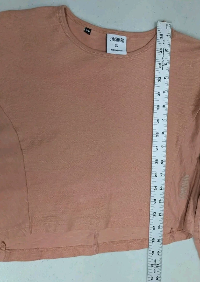 gymshark vital seamless 2.0 long sleeve crop workout shirt