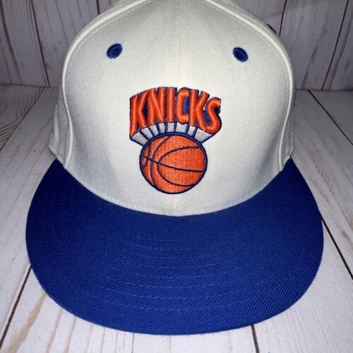 Mitchell & Ness heimgesäumte graue New York Knicks sitzende Mütze Größe 7 1/8 Kappe Mütze - Bild 3 von 10