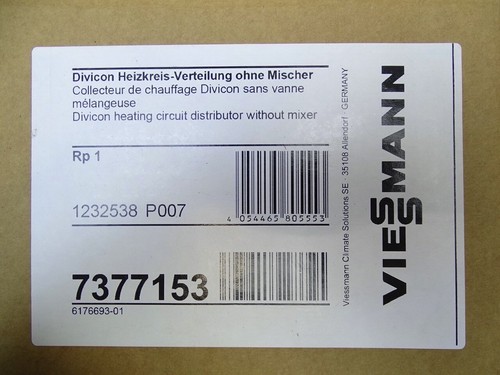 Distribución de circuito de calefacción Viessmann Divicon 1'' sin mezclador - 7377153 - Imagen 12 de 13