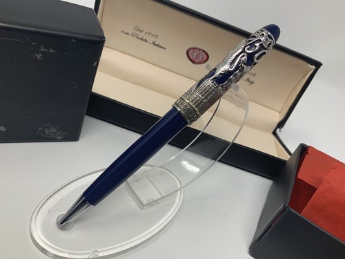 Aurora Torino 150th Anniversary Ballpoint Pen Silver X Resin READ - Picture 4 of 12