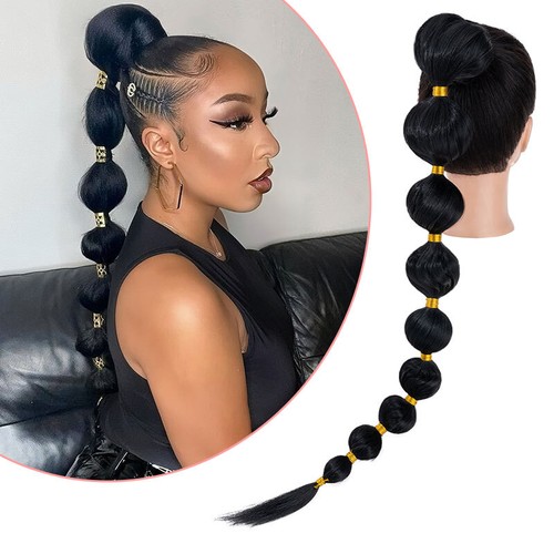 Synthetic 86CM Box Braiding Ponytail Hair Piece DIY Plaits Ponytails Twist Wigs - Picture 25 of 29