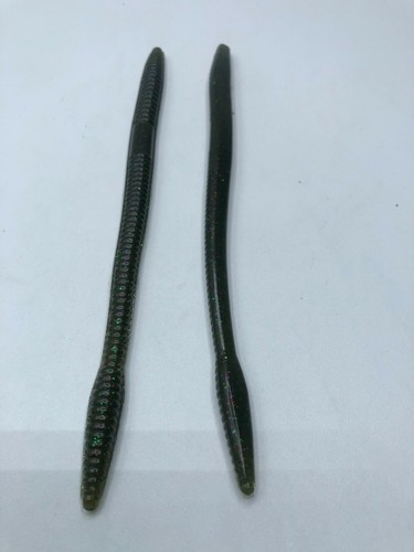 Zoom Trick Worm Style Straight Tail Floating Worm Bass Fishing Lure 20ct 6.5" - Picture 40 of 94