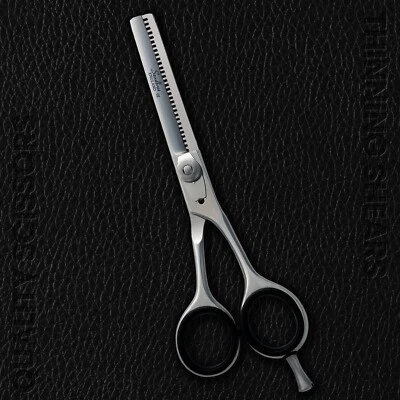 SANDBROS ENGLAND Professional Extra Sharp Hair Thinning Scissors for Barbers - 6" High Quality