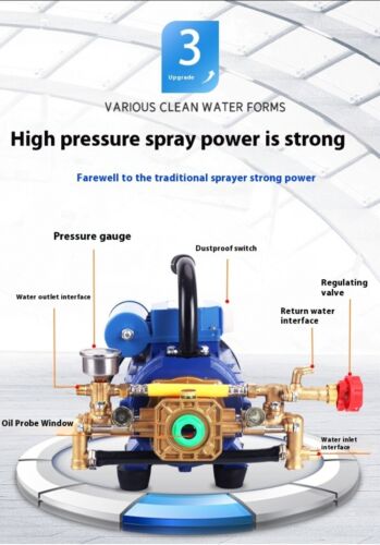 Electric Sprayer Dosing Machine High-pressure Agricultural 220V Portable - Foto 5 di 10