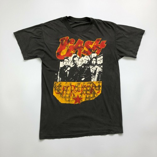 Vintage The Clash City Rockers 70-80s T-Shirt Punk Rock Faded Shirt Rare - Picture 1 of 12