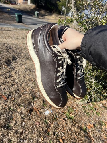 Rockport Brown Leather Lace Up Casual Sneakers Shoes Men Size 13 M - Picture 11 of 15
