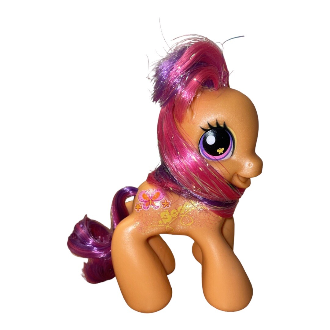2008 My Little Pony Scootaloo Orange With Butterfly Cutie