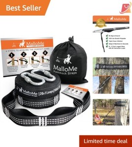 XL Hammock Straps - Hammock Tree Straps Set Versatile 1400 LBS Heavy Duty 40 ...