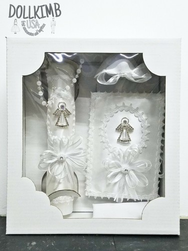  Baptism Candle White. WHOLESALE/ Vela para Bautizo Biblia. MAYOREO. DOLLKIMB.  - Picture 46 of 63