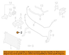 FORD OEM 08-23 Focus Radiator Components-Radiator Upper Insulator XW4Z8125A