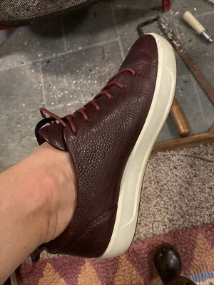 ECCO Danish design Soft 7 Women s EU 39 US 8  Sneakers Burgundy Leather Shoes