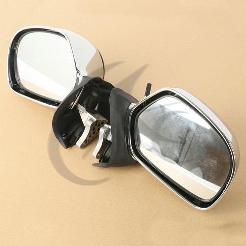 Chrome Rear View Mirrors Turn Signals Lens Fit For Honda Goldwing GL1800 01-17 - Picture 8 of 10