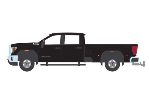 2022 GMC Sierra 3500HD Pro Dually - Black 1:64 Scale - Karson Diecast Co. 51560B - Picture 9 of 10