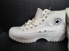 Converse Unisex Chuck Taylor All Star Lugged 2.0 Platform White Shoes A00871C