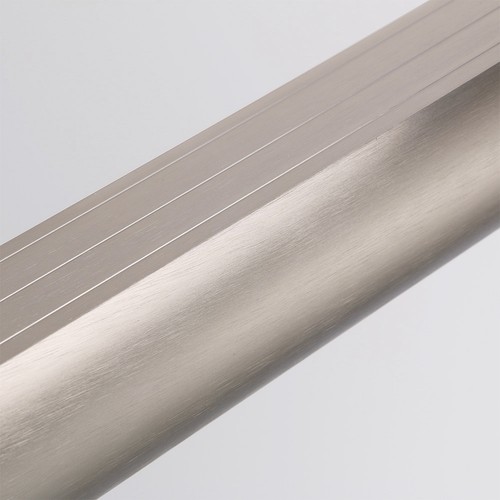 SUNNY SHOWER 60" x 72" Sliding Shower Door Bypass Brushed Nickel Clear Glass - Picture 6 of 10