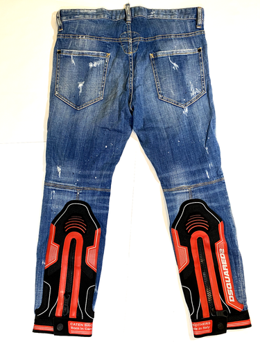 100% Authentic RARE Dsquared2 Biker Jeans IT48 size 30 - Picture 7 of 10