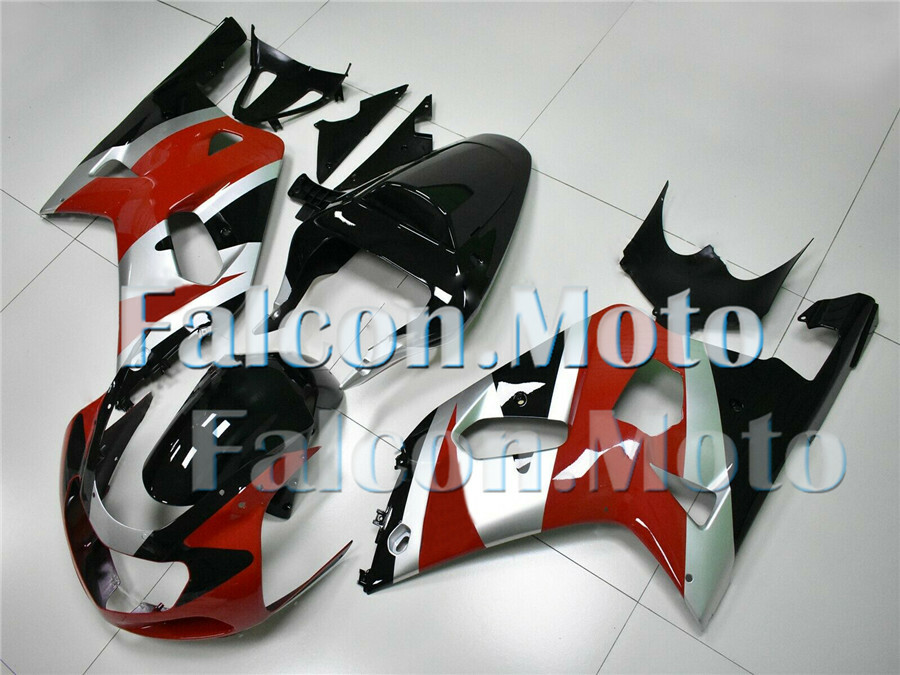 New Silver Black Red Injection Kit Fairing Fit for 2001-2003 GSXR 600/750 K1 aEM item image
