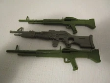 Military Rifles Replica Toy Gun Weapons 1:6 Scale Measure 6.75" long Set of 3