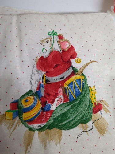 Vintage Mäuse Weihnachten Topflappen Urlaub Topflappen Heißpads Handarbeit - Bild 6 von 13